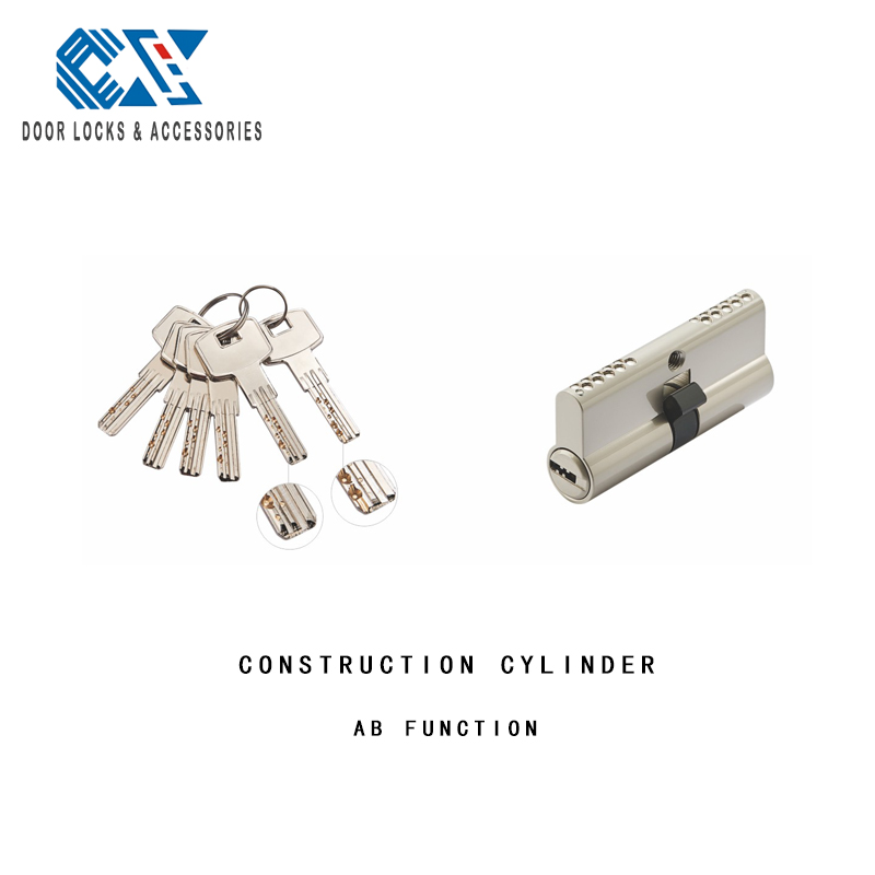 High security cylinder lock door lock brass cylinder AB function security lock cylinder construction cylinder lock safe cylinder