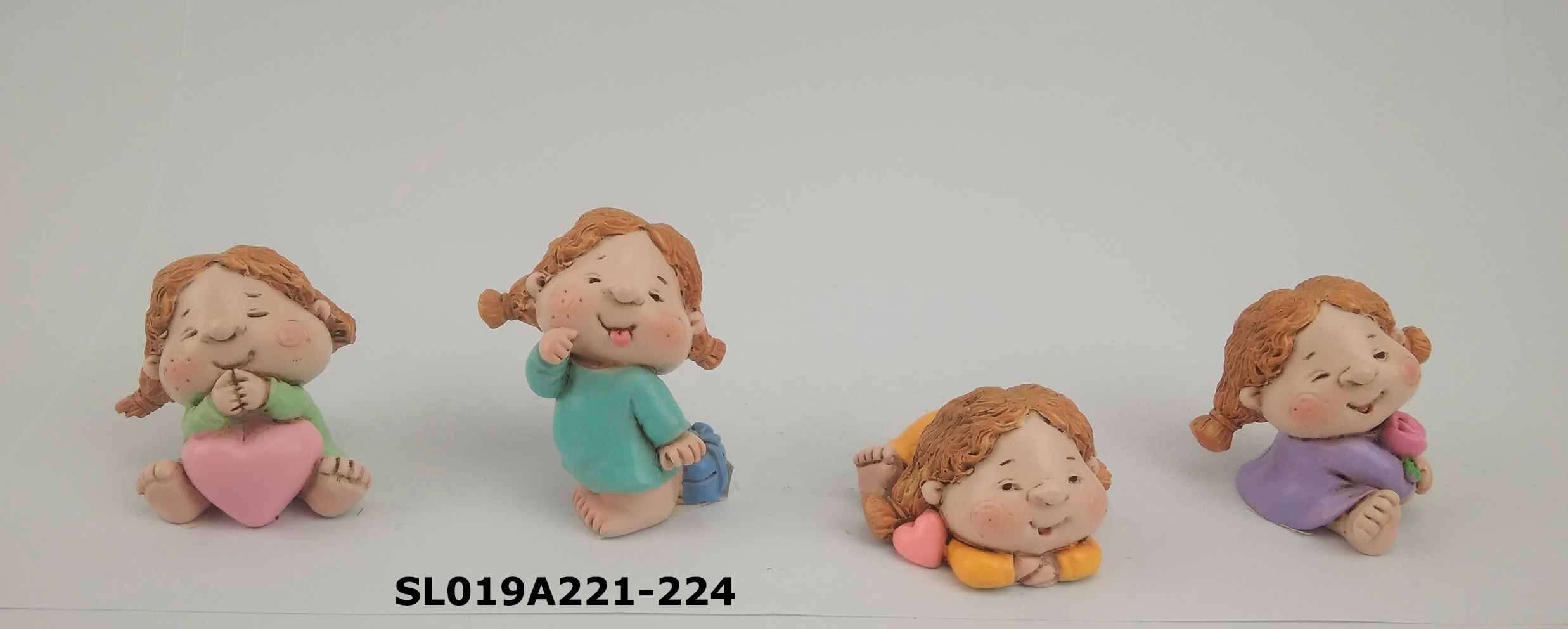Resin decoration, key chain - GIRL