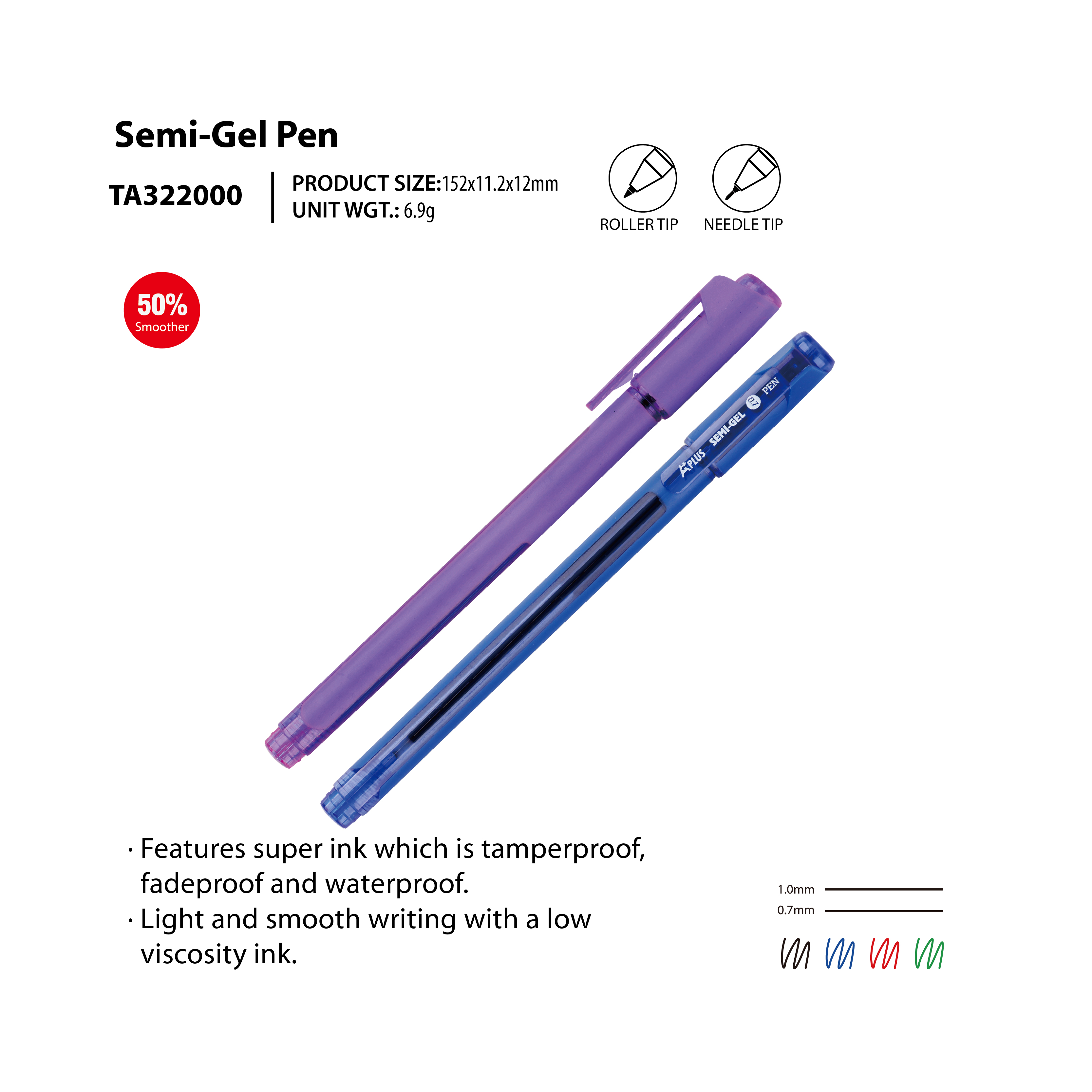 Semi-Gel Pen