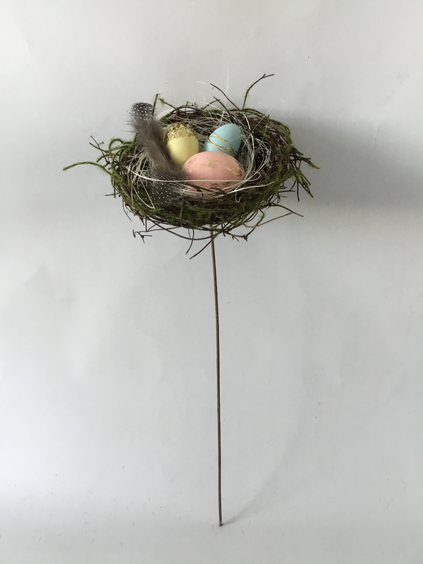 Easter egg nest branch