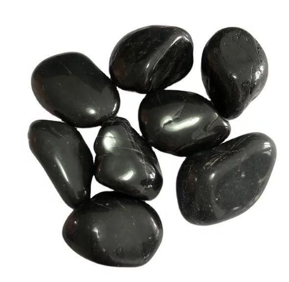 Black Polished Pebbles