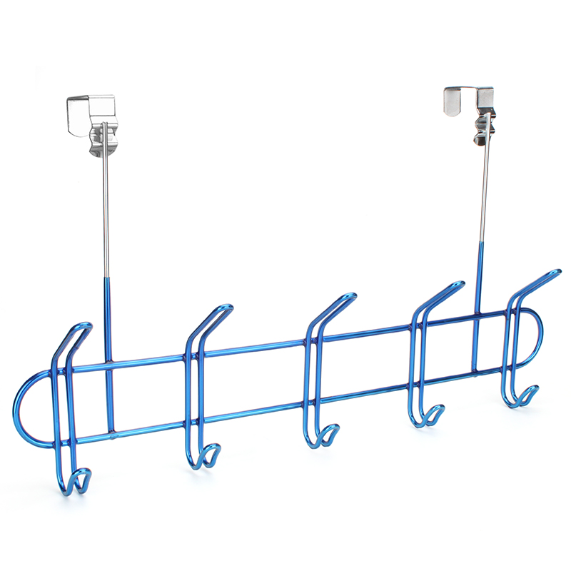 Multifunctional PVC coating metal door hook