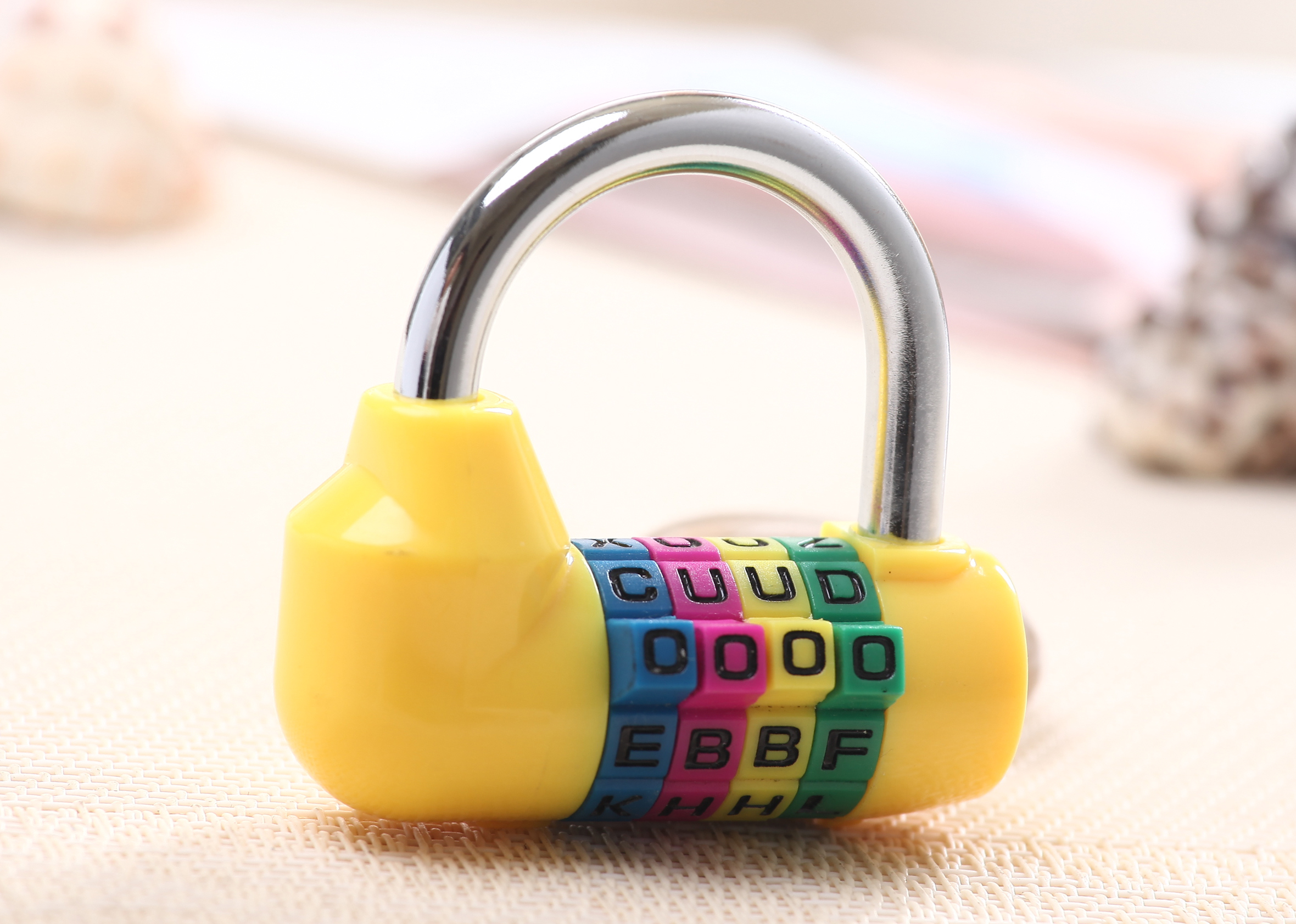 Combination Padlock Plastic Type