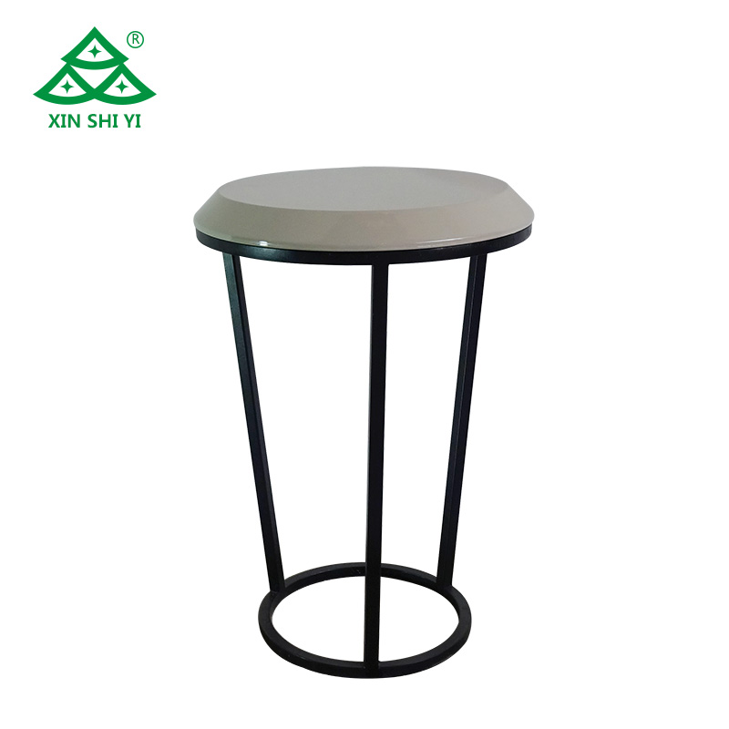 modern new design metal base with mdf top painted in high gloss top coffee table