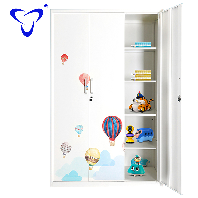 Three doors steel locker