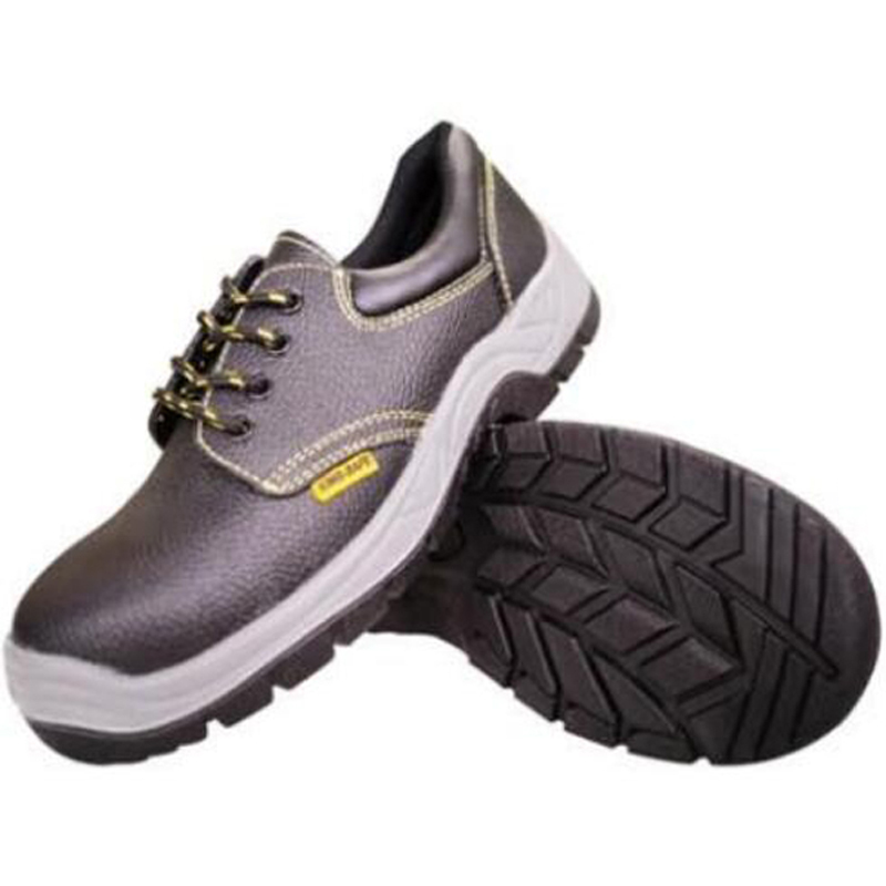 Industrial Safety Shoes with Cowhide Low Cut Vamp, Sandals Style, Double Density PU Sole, Steel Toe & Midsole