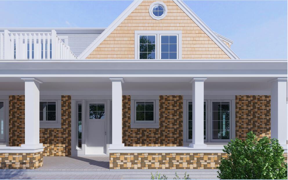 Exterior wall tiles