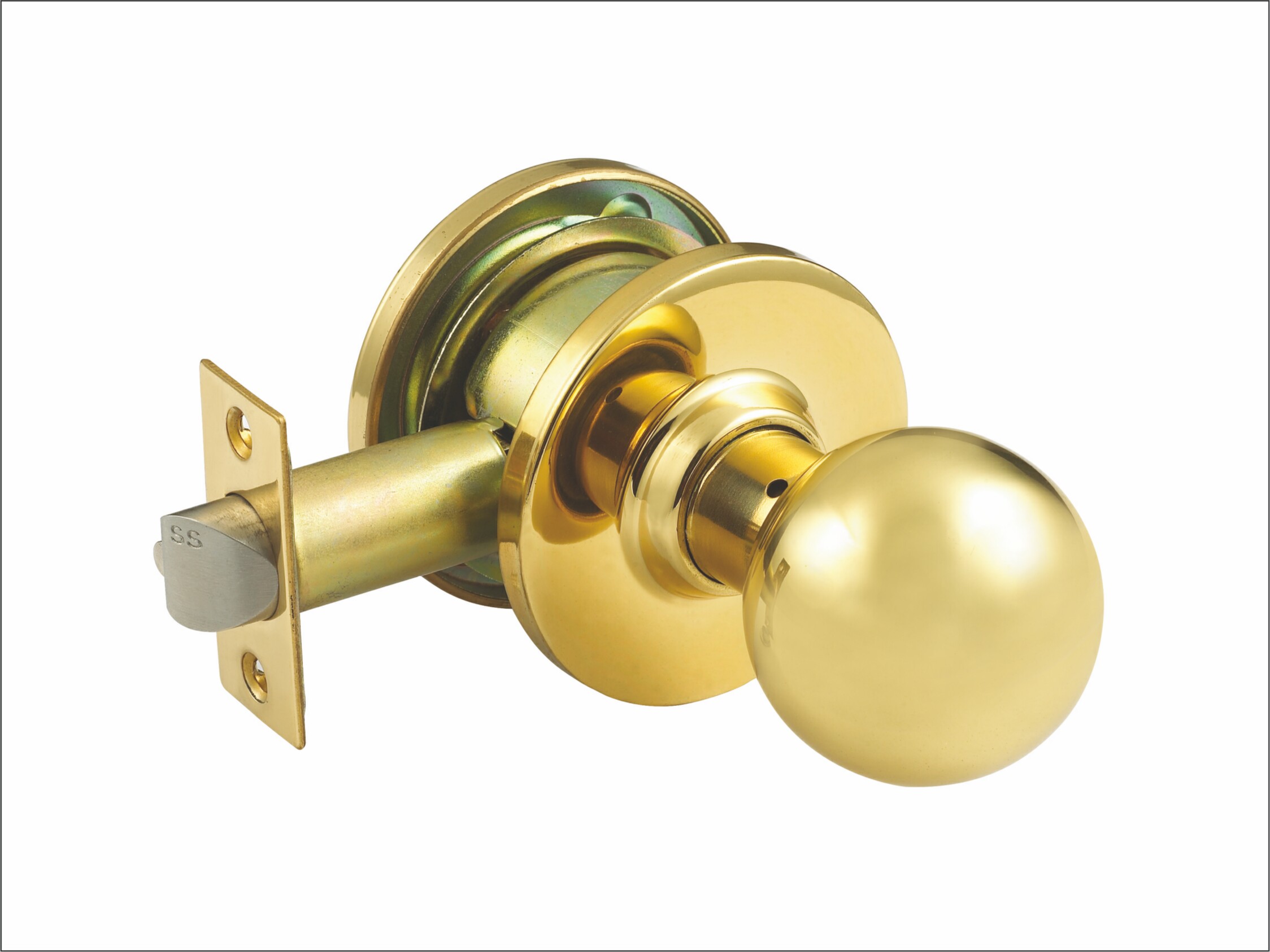Heavy duty cylindrical knob lock(comunicating without key)