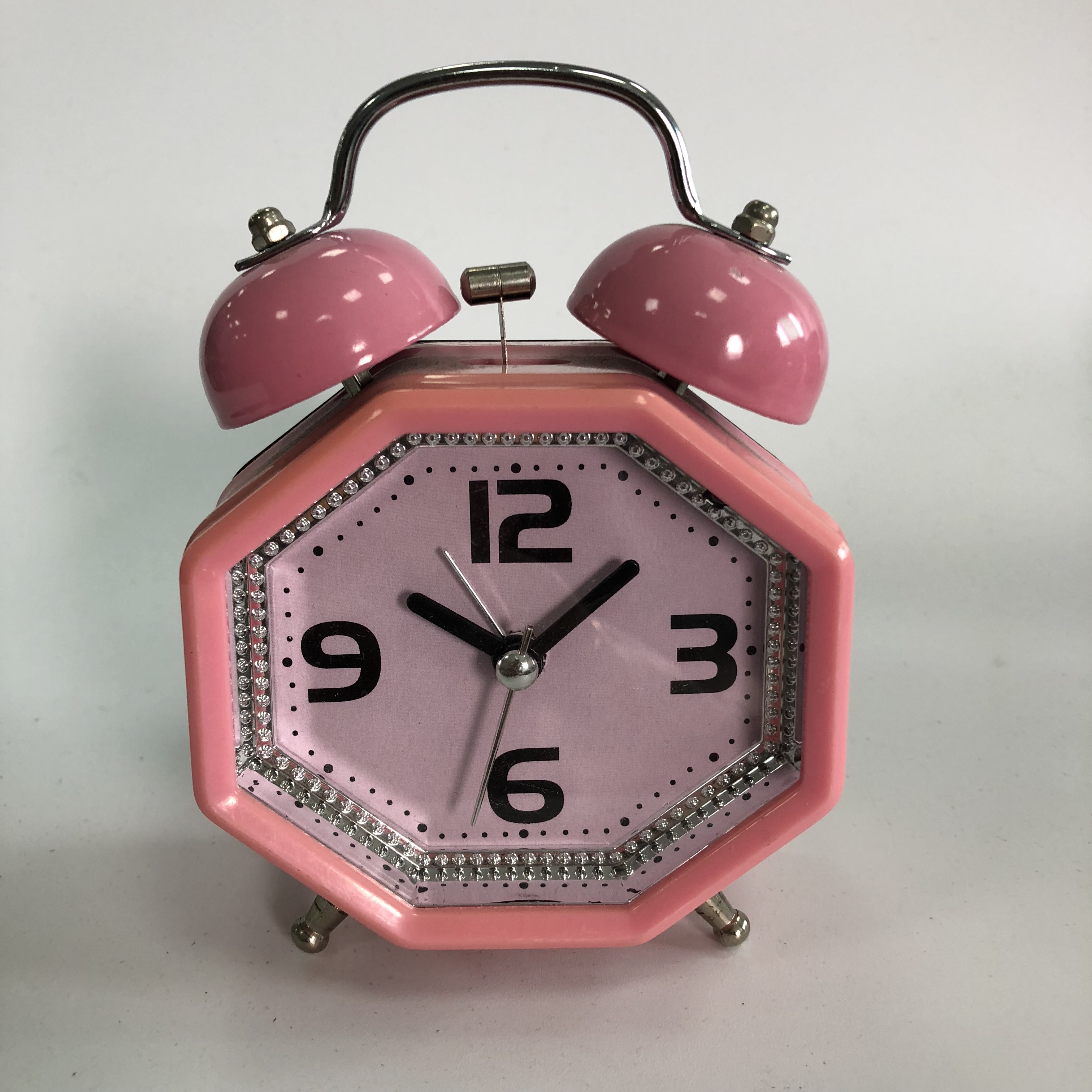 Colorful twin bell alarm clock