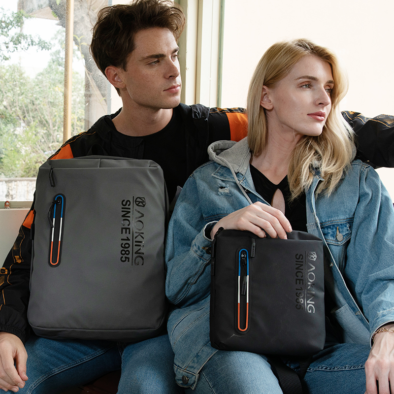 Aoking Anti-theft light crossbody backpack Unisex