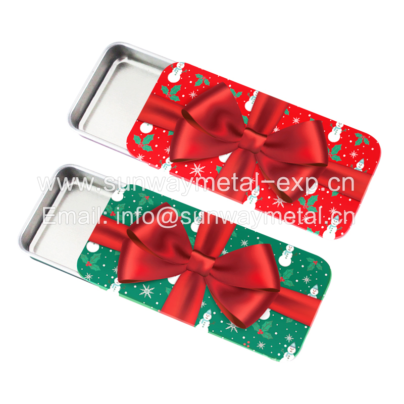 Gift box with slide cover