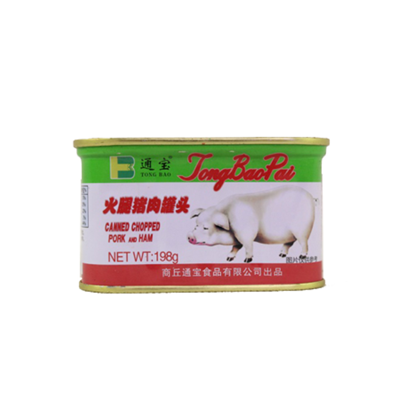 canned chopped pork and ham