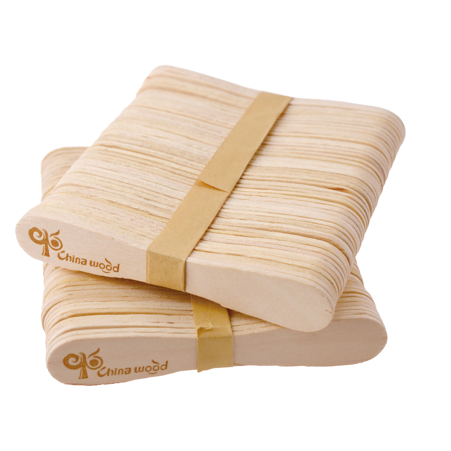 Disposable wooden ice cream stick