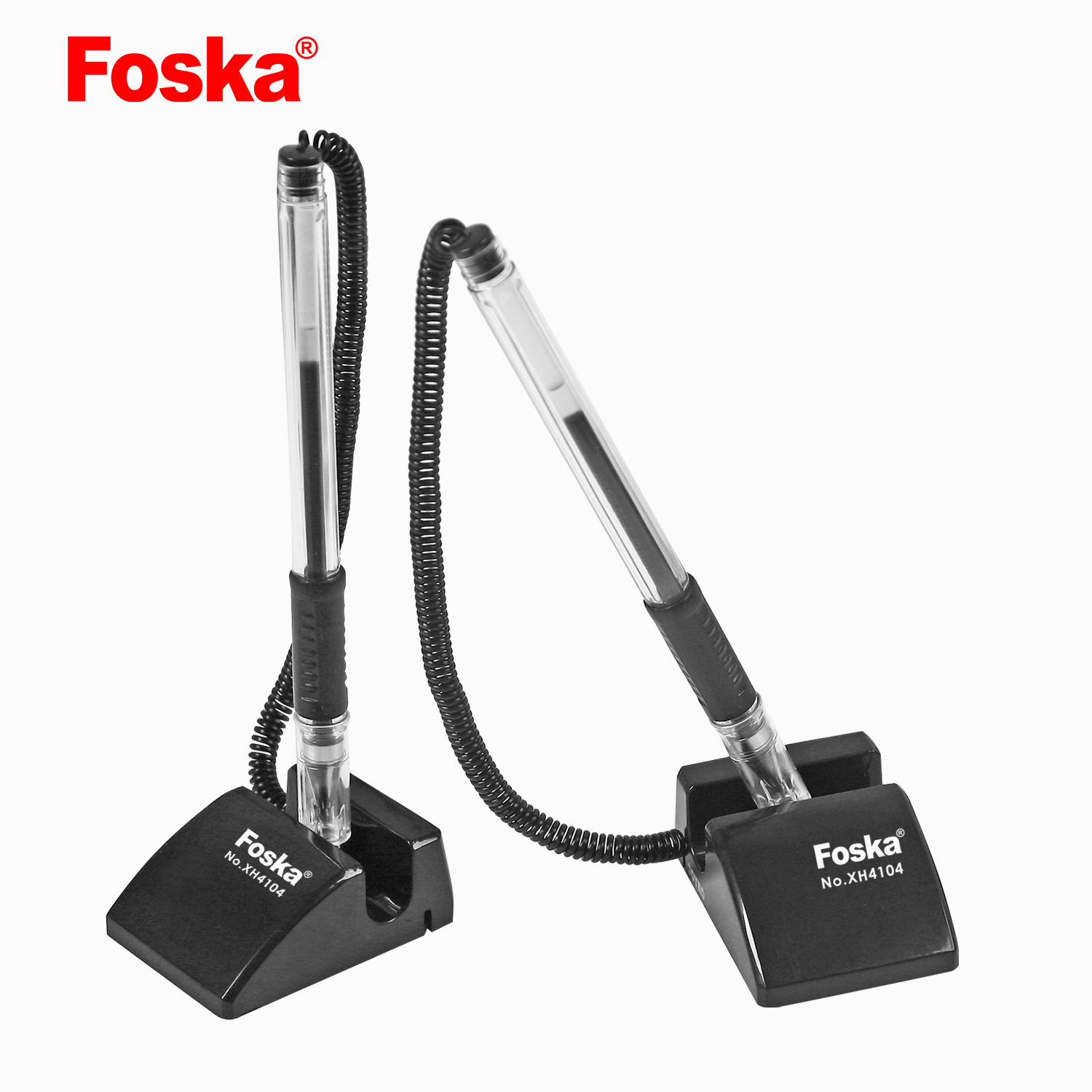 Foska Plastic Table counter Gel pen with chain