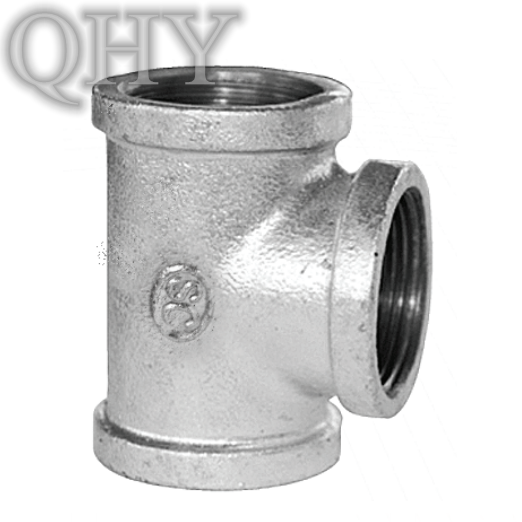 malleable iron pipe fittings(galvanized tee 130)