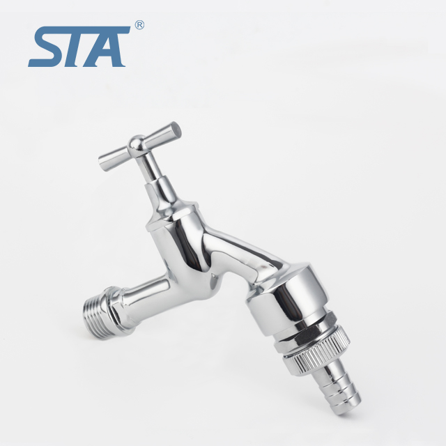 STA.2009 STA Forged Nickel Plated Bathroom Outdoor Garden Hose Tap Brass Water Bibcock