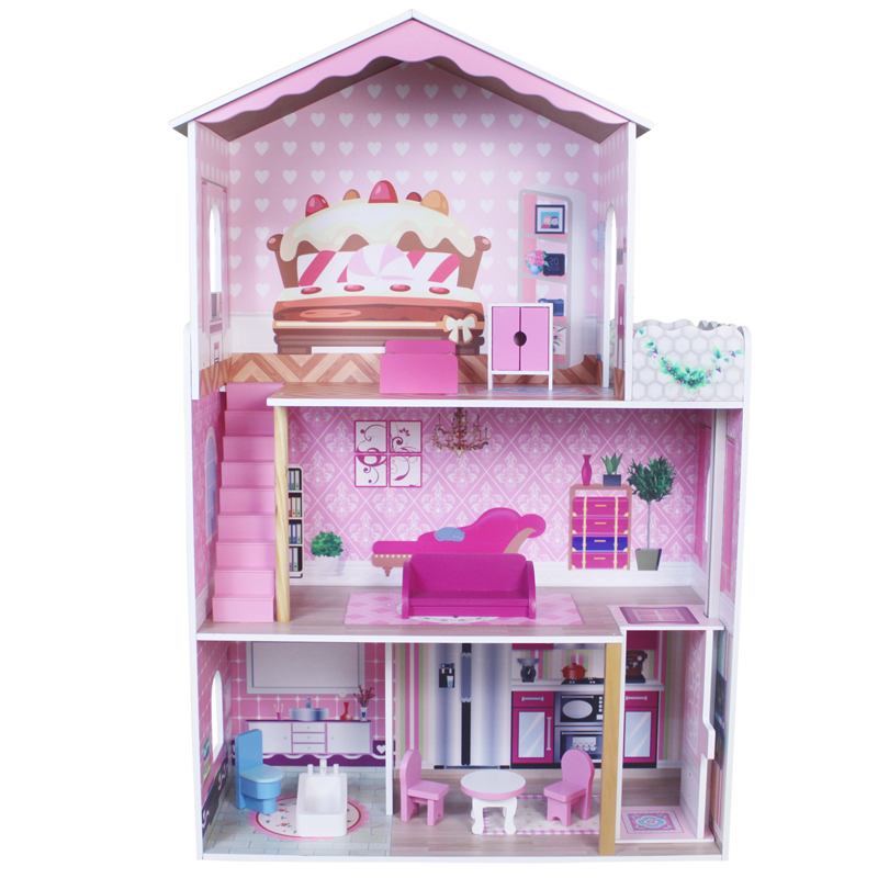 wooden doll house