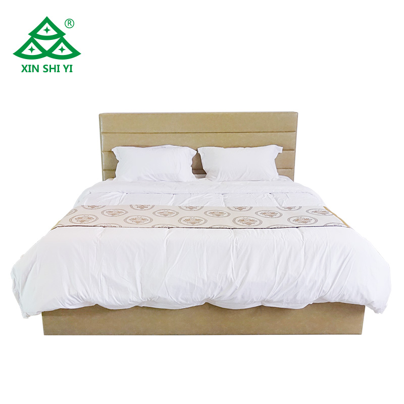 Luxury Modern Design Bedroom Furniture Leather Double Bed
