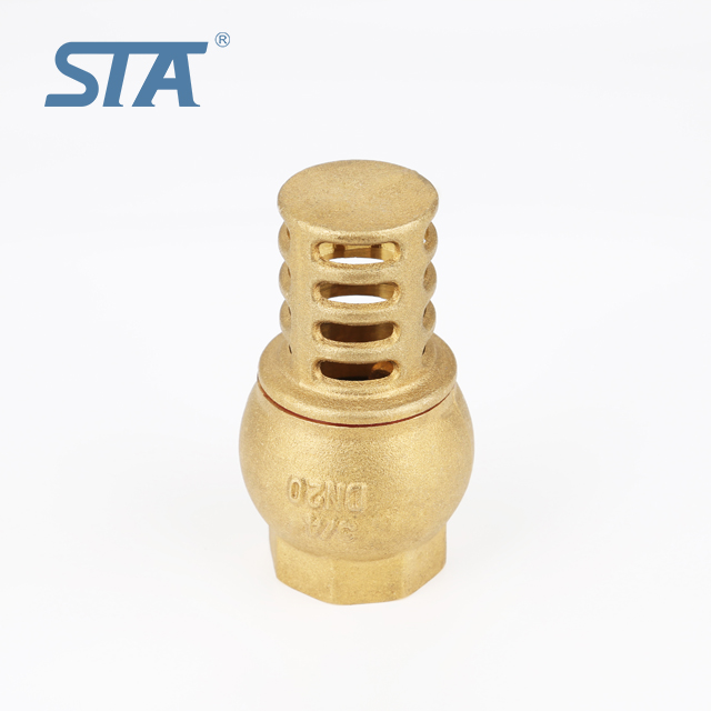 STA.4011 BSP F Threaded Forged Brass Check Foot Valve
