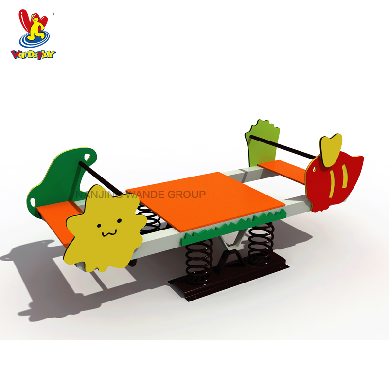 Outdoor Plastic Playground Seesaw Equipment For Kids