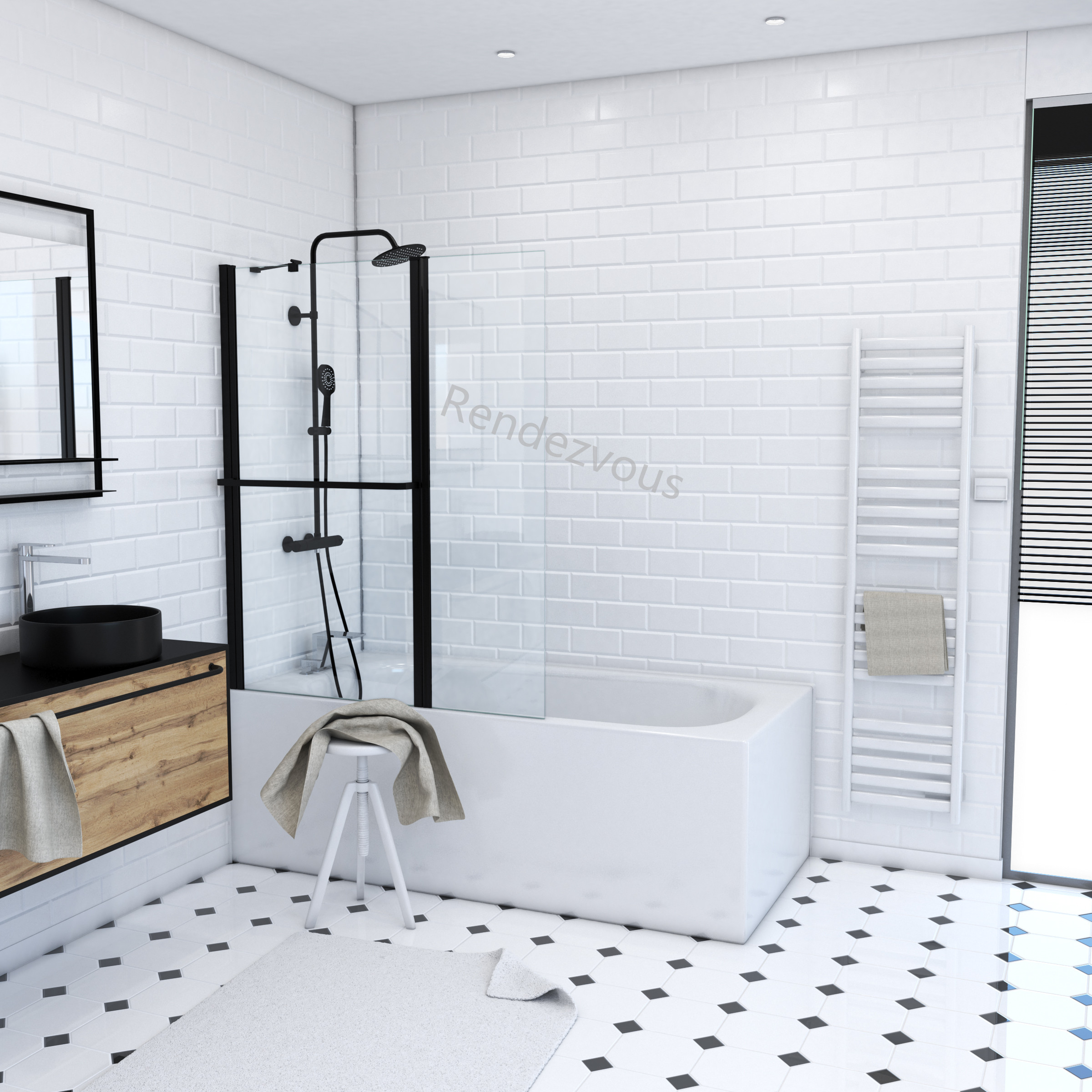 bathtub screen