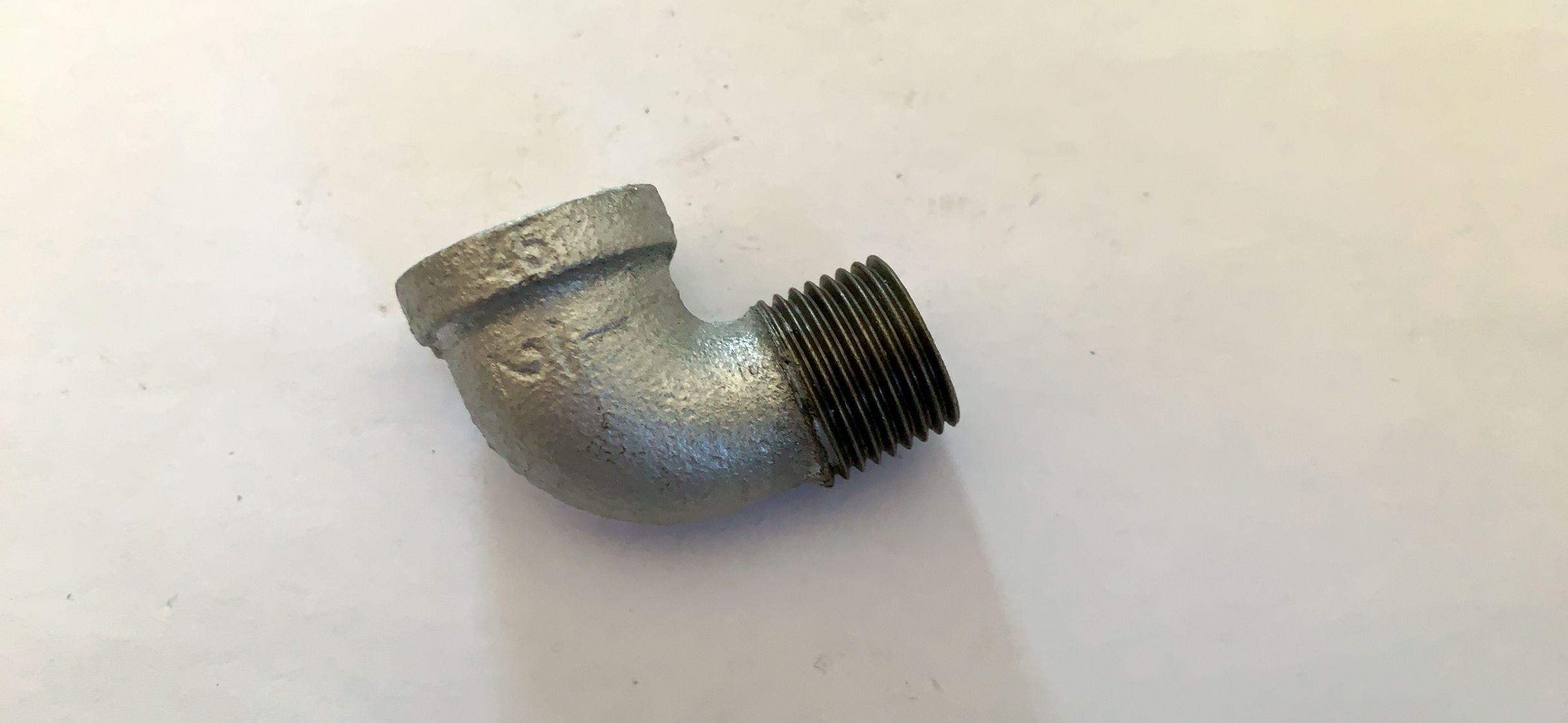 Galvanized malleable iron pipe fittings M/F elbow