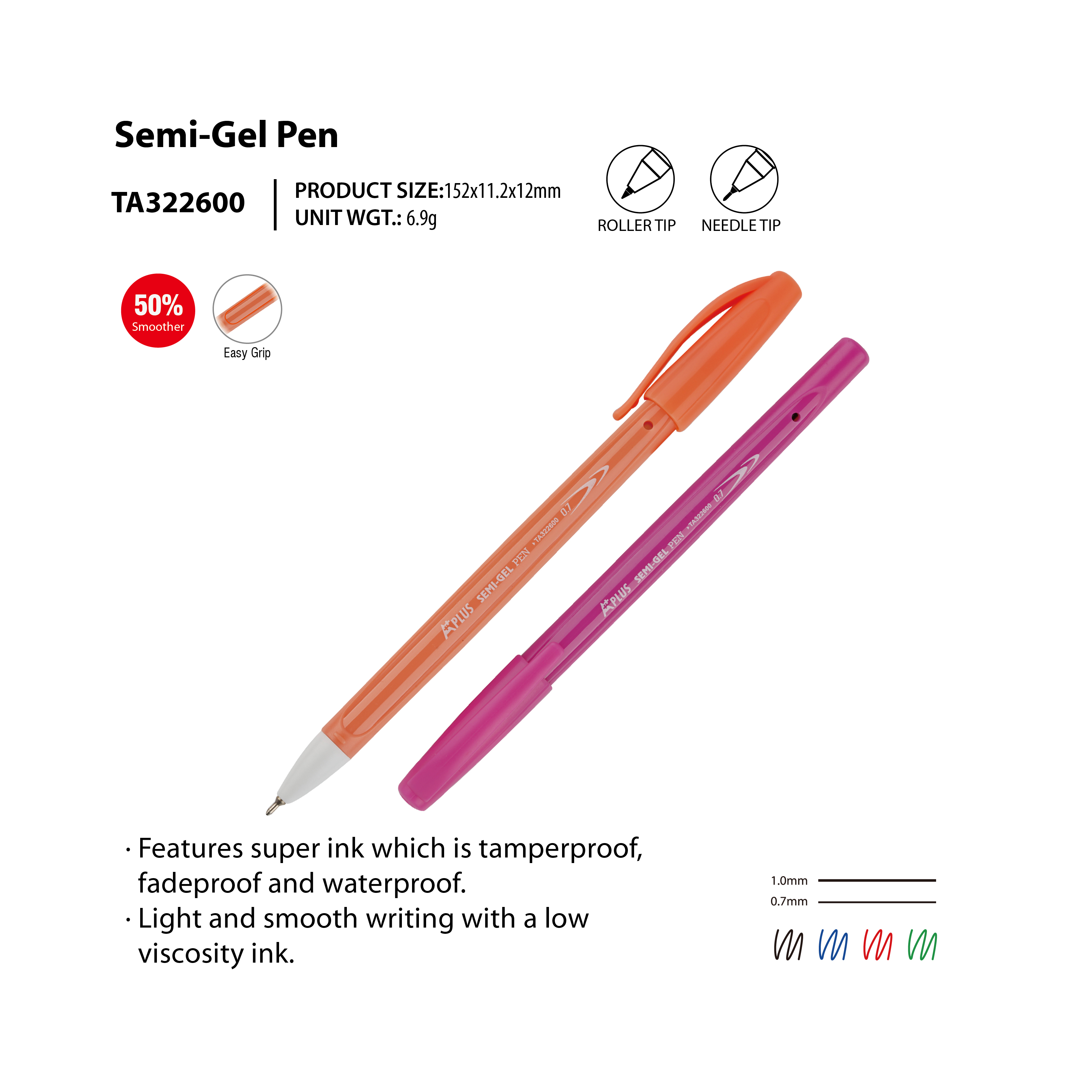 Semi-Gel Pen