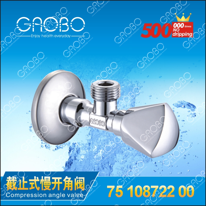 Compression angle valve