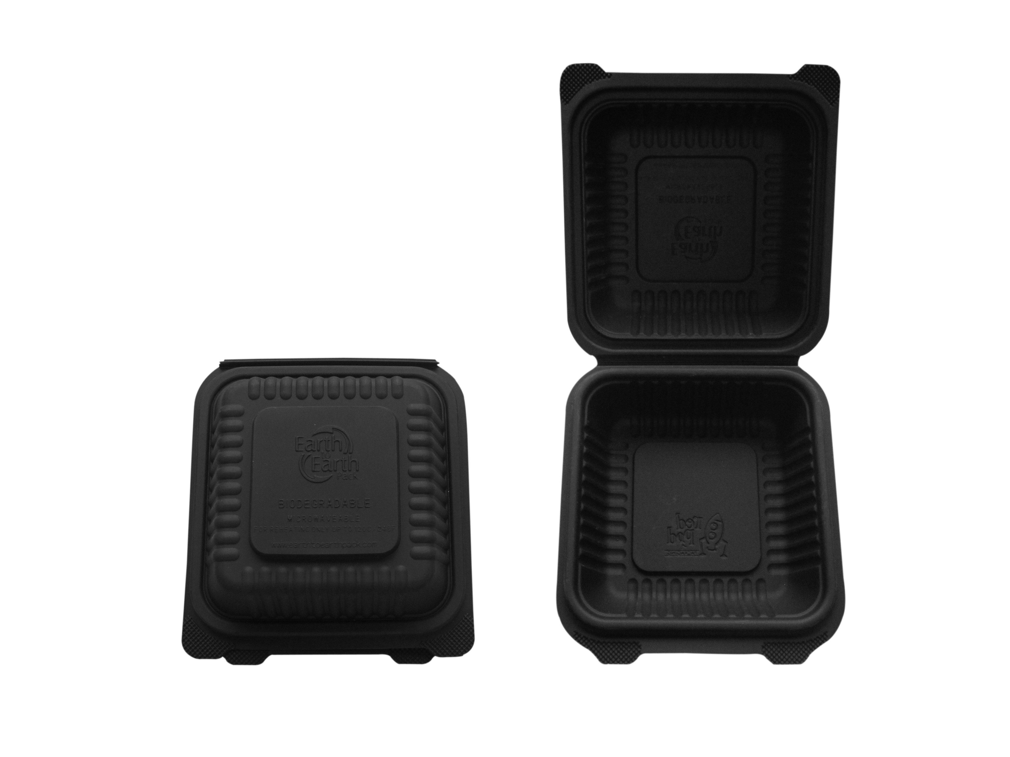 Biobased hamburger box