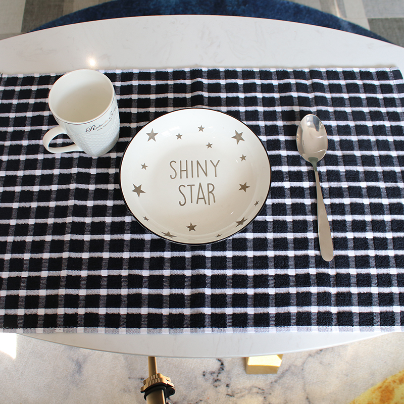 Cotton Plaid Kitchen/Tea Terry Towel