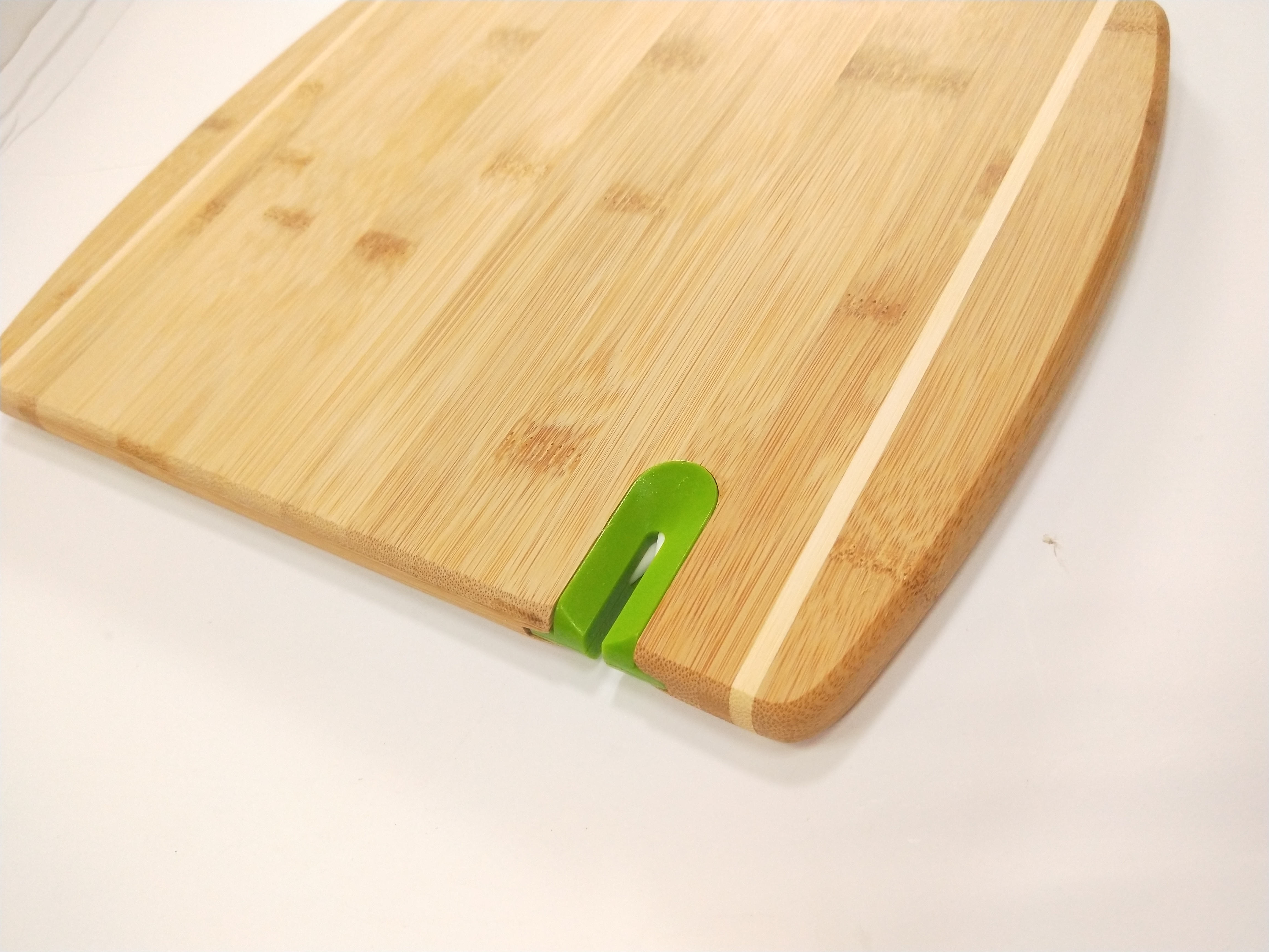 Bamboo Cutting Board with Sharpener
