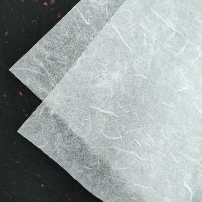 white color printing art decoration decoupage mulberry rice paper