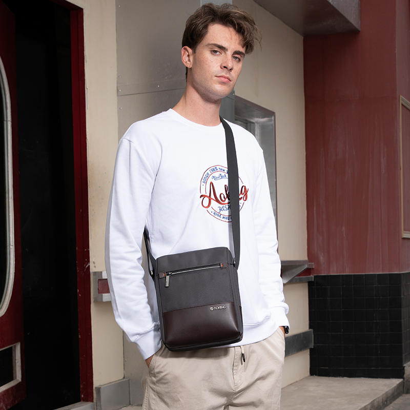 Aoking Large Capacity Anti-theft Crossbody Bag for Men