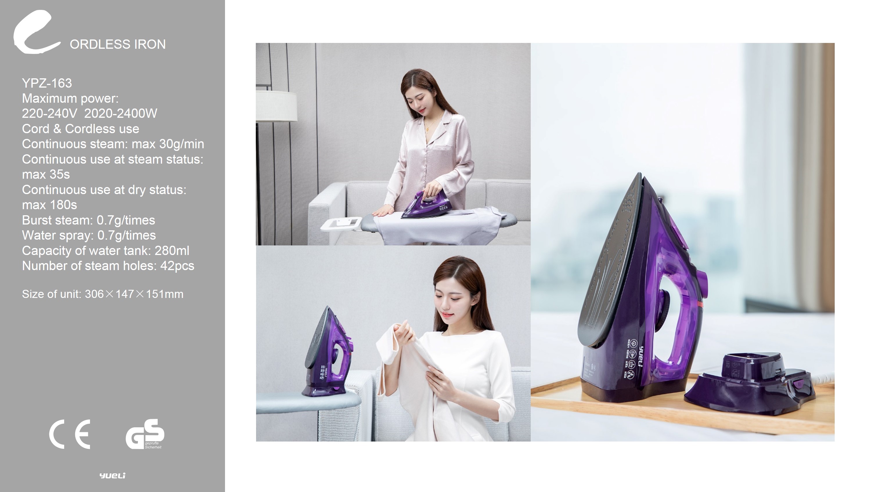 Steam Iron YPZ-163