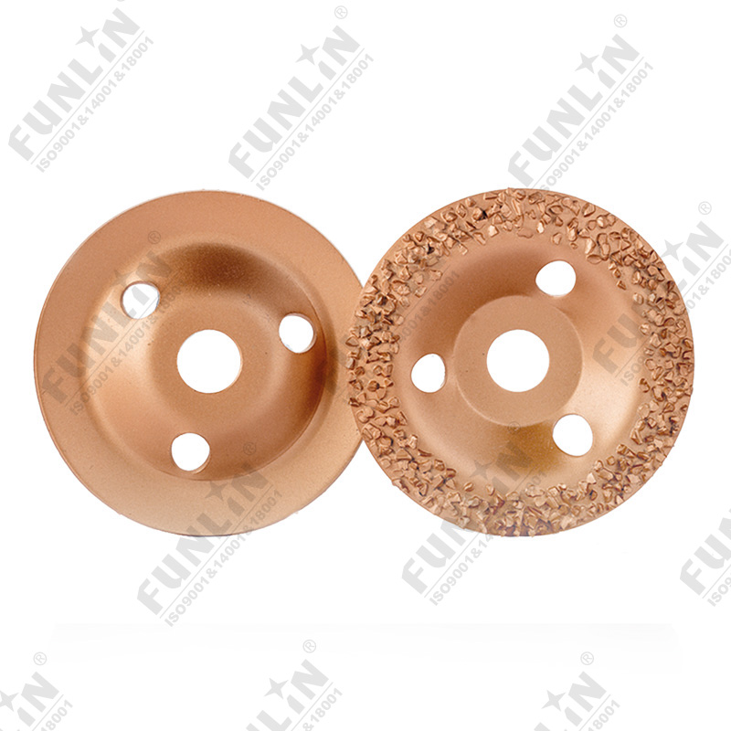 Carbide gritted wheel