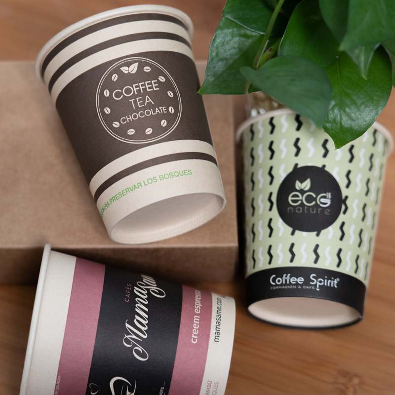 2.5-20oz own logo eco single wall paper cup
