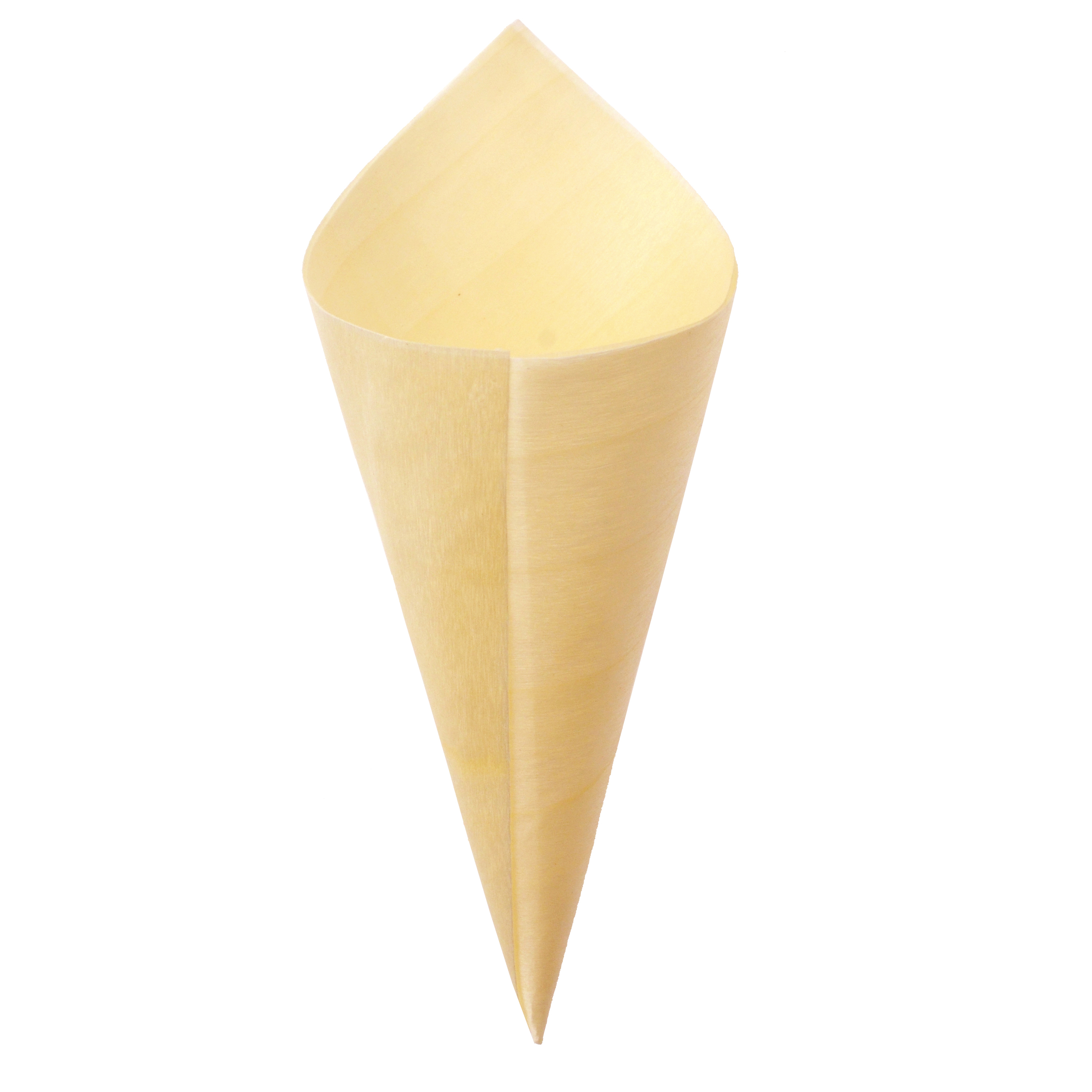 Disposable aspen cone