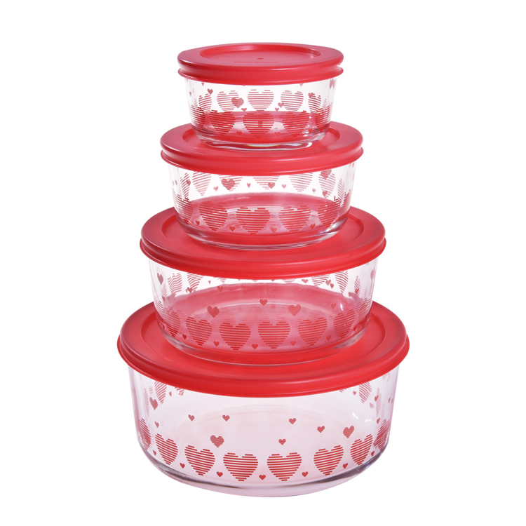 Glass food storage