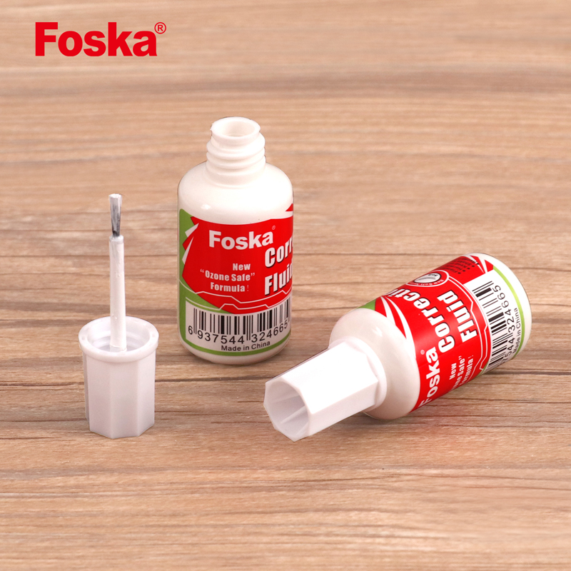 Foska 20ml Ink Correction Fluid pen with Brush