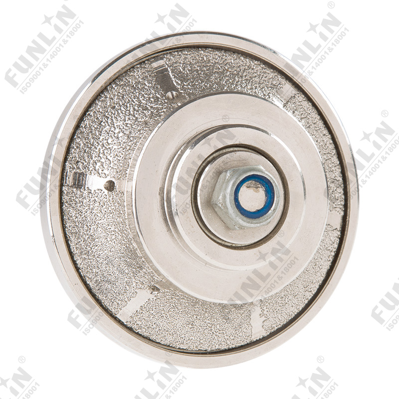 Vacuum brazed diamond profile wheel