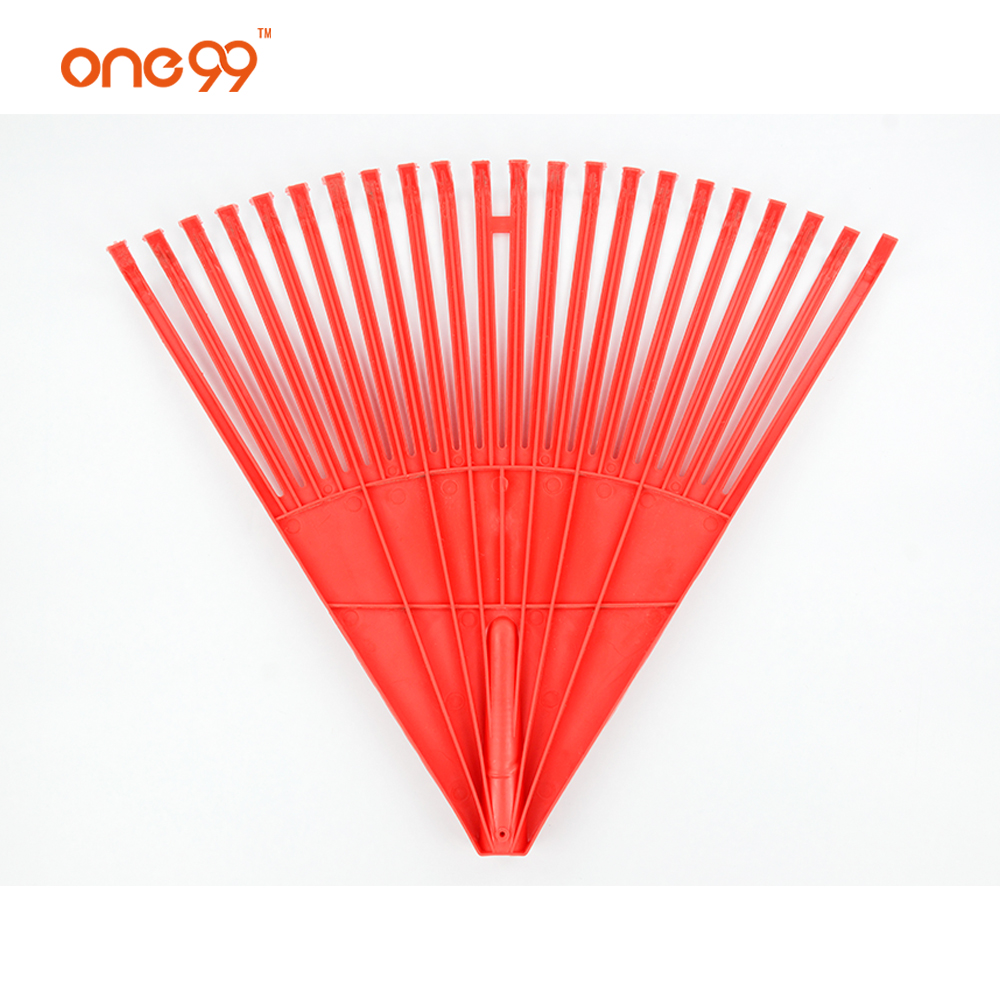 22 teeth plastic hand leaf rake for garden work