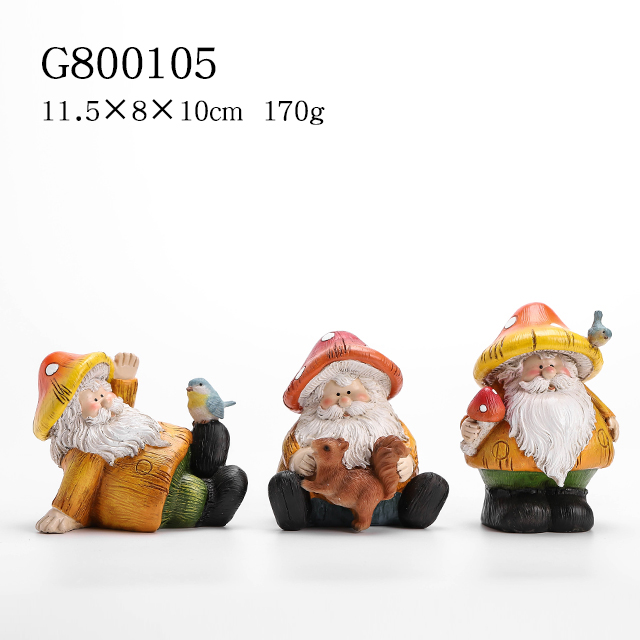 Polyresin Dwarf Deco