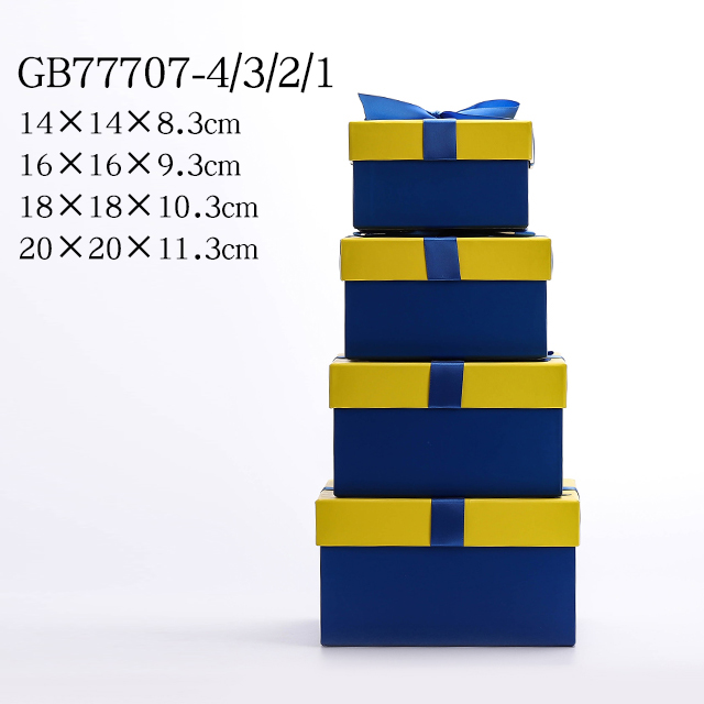 4pcs nesting square boxes