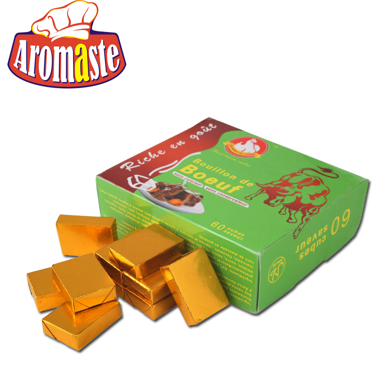 Supplier Custom Your Brand 10g Beef Flavor Seasoning Cube