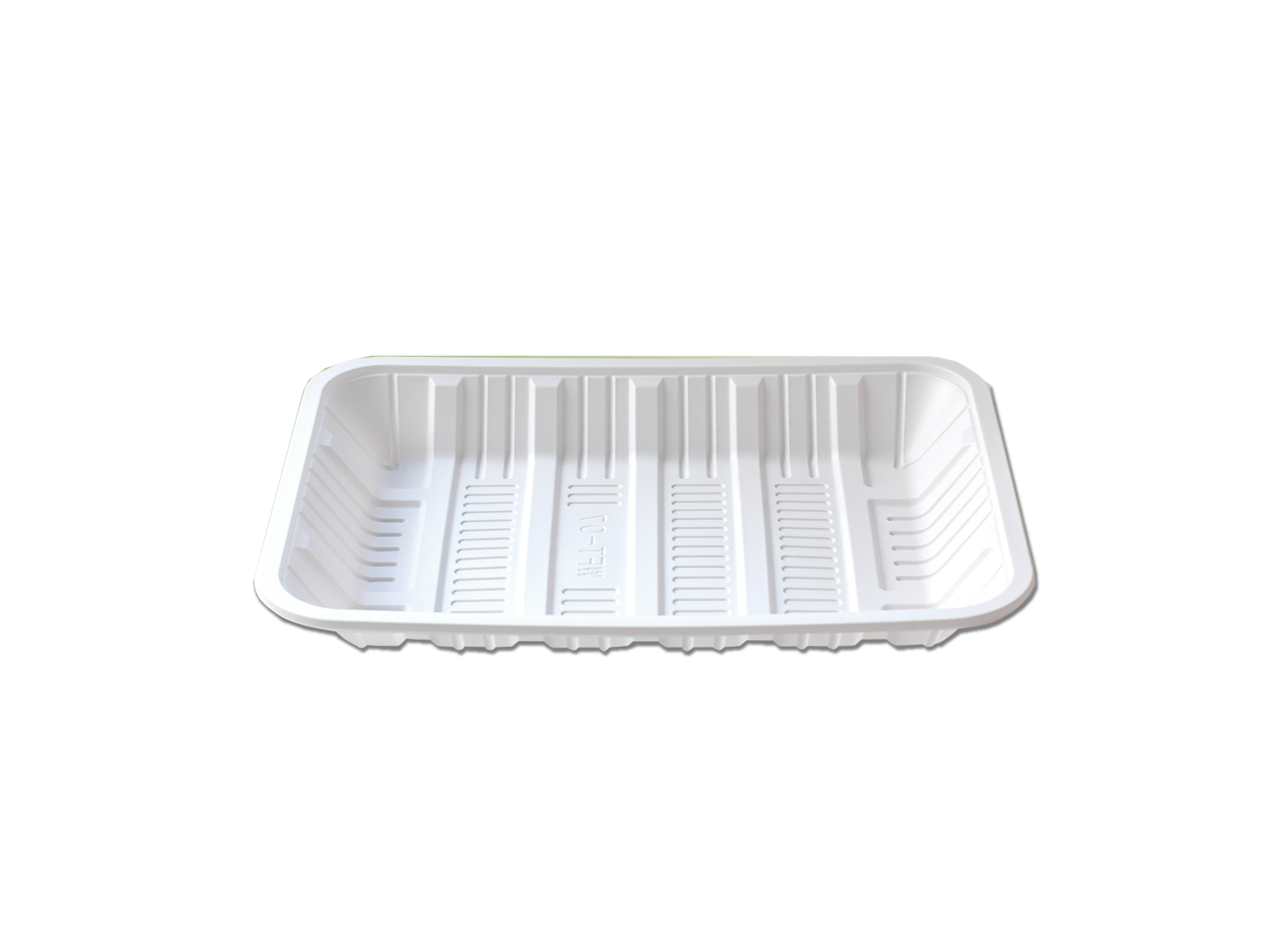 Bioplastic corn starch based tray