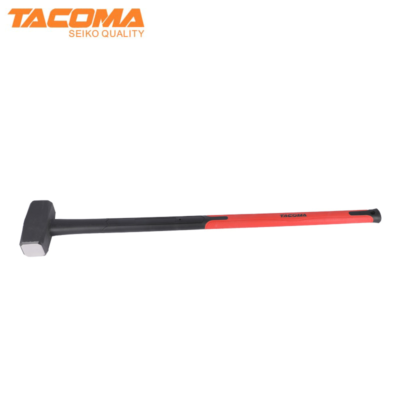 Stone hammer with fiberglass handle