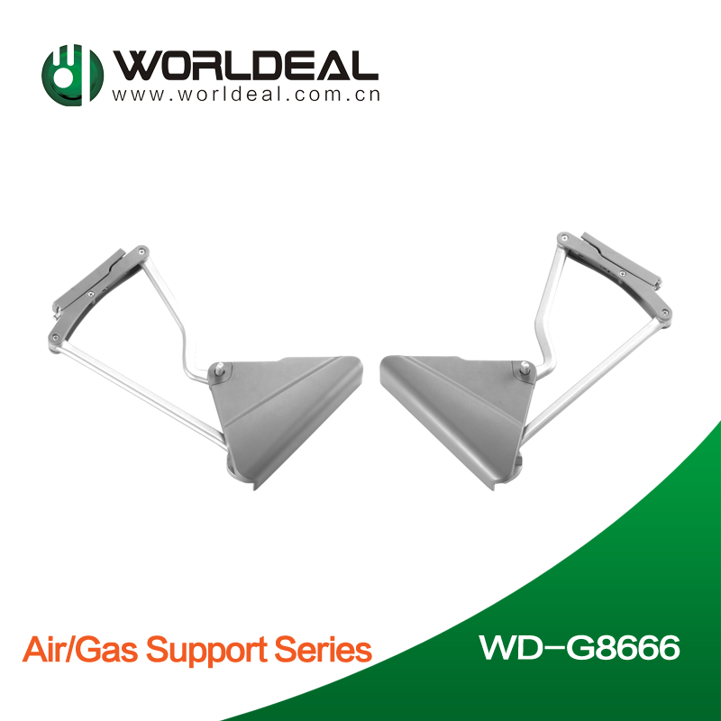 Double buffering cabinets oblique open support
