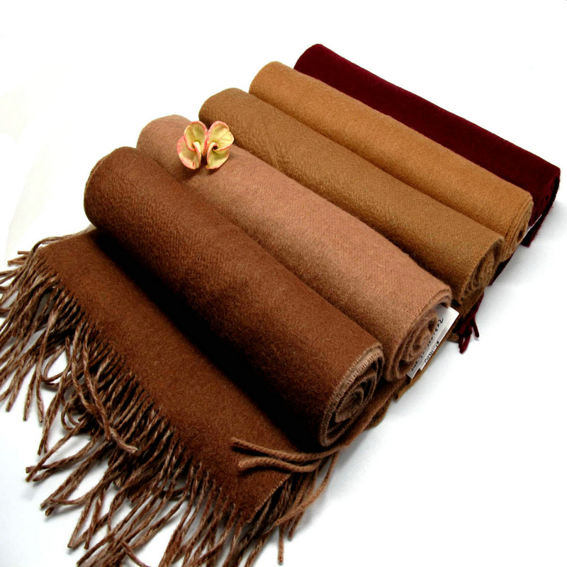 Solid Reversible Cashmere Scarf