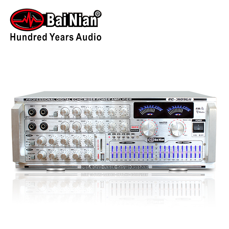 Amplifier(Stereo Digital Home Amplifier for Karaoke Sound System)