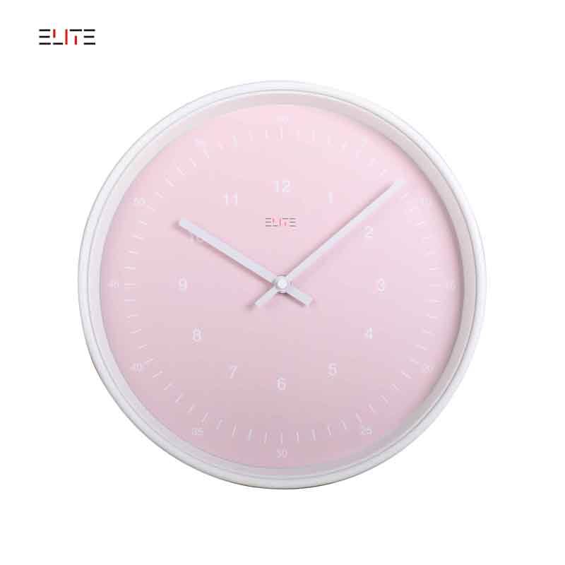 12” metal wall clock with slim painting frame